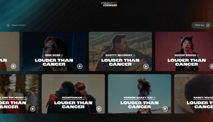 캠페인은 위로와 회복력, 희망을 가져다 주는 음악의 힘에 기대한다 (사진 = amazon.com) 