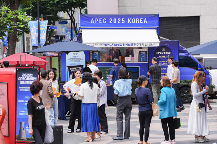 '찾아가는 APEC 푸드트럭' 자료 사진. 사진=외교부 제공