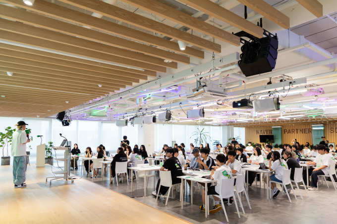 2025 네이버 청소년 크리에이터 스쿨 현장. 사진=네이버