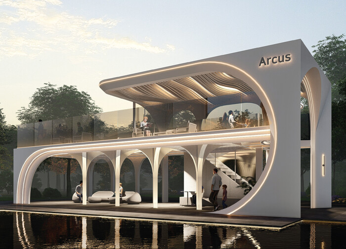 현대건설의 K-디자인 어워드 2025 골드 위너 수상작 '아르쿠스'. 사진=현대건설 제공