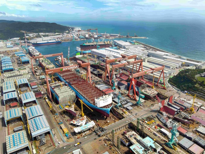 HD현대중공업 울산 본사 야드 전경. 사진=HD현대중공업 제공