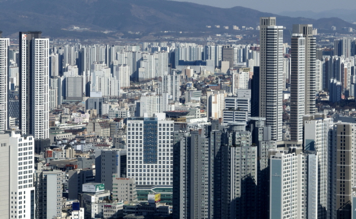 대구 중구에서 바라본 대구 도심 아파트. 뉴시스