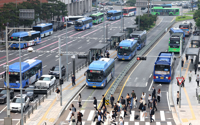 서울시 버스 전경 모습. 사진=뉴시스