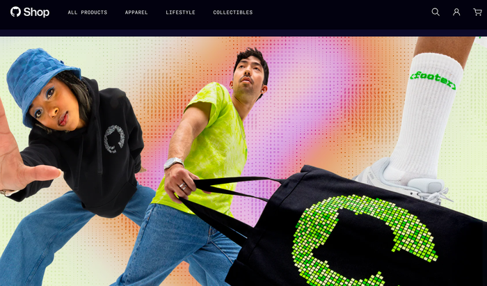 소프트웨어 개발자들의 세계 최대 플랫폼인 깃허브사이트에서 다양한 라이프스타일 제품들을 구매할 수 있다. (사진 = thegithubshop.com)