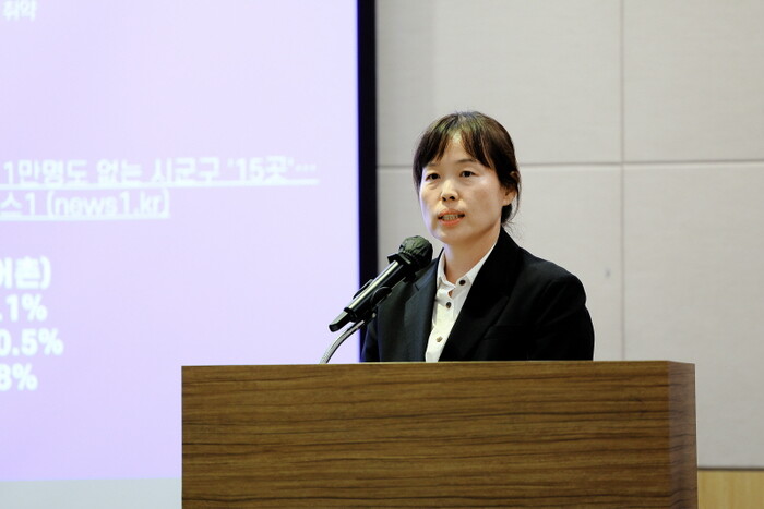 한국어촌어항공단 최효정 어촌진흥실장. 사진=전재현 기자