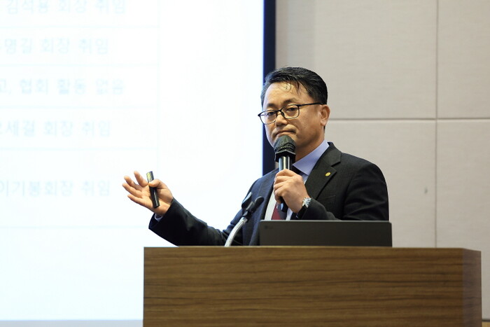 이기봉 한국새우양식총연합회 회장 . 사진=전재현 기자