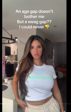 나이 차는 상관없지만 절대 스웩 차 나는 사람은 만나지 않겠다는 틱토커 (사진 = 틱톡@saffbear)