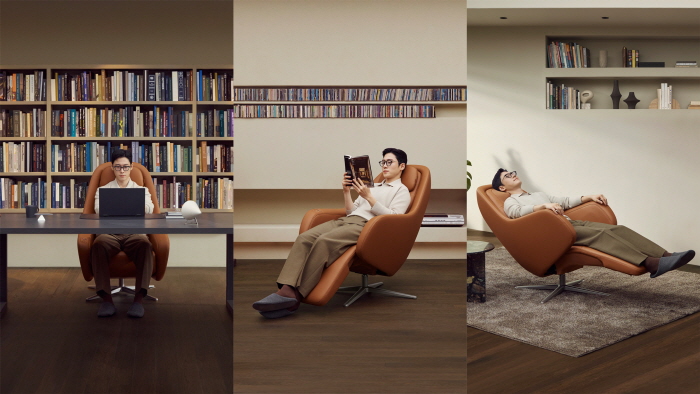 코웨이 비렉스 트리플체어. 사진=코웨이