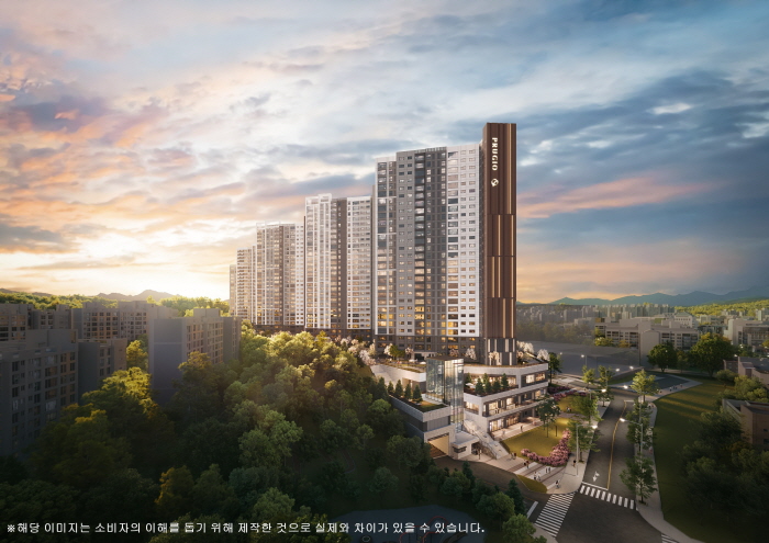 '탑석 푸르지오 파크7' 석경투시도. 사진=대우건설