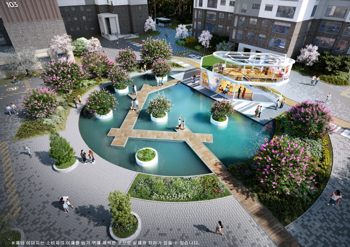 '탑석 푸르지오 파크7' 아쿠아포레스트. 사진=대우건설